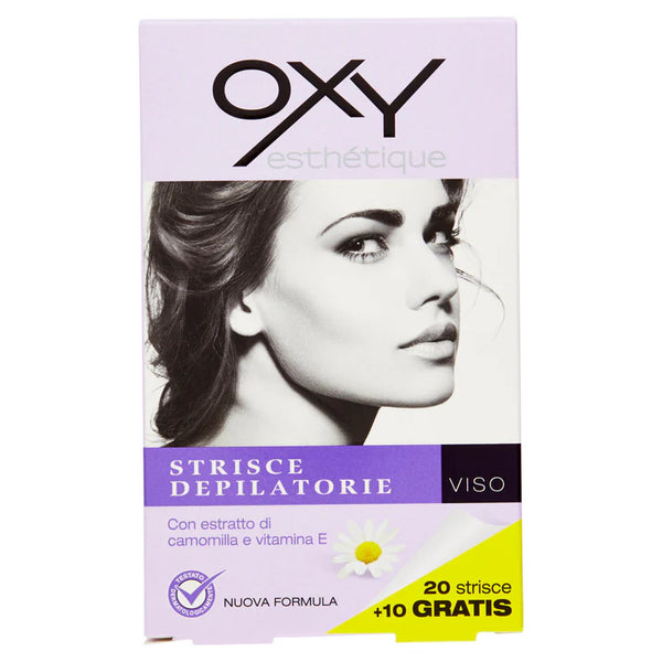 Oxy - Strisce Depilatorie Viso