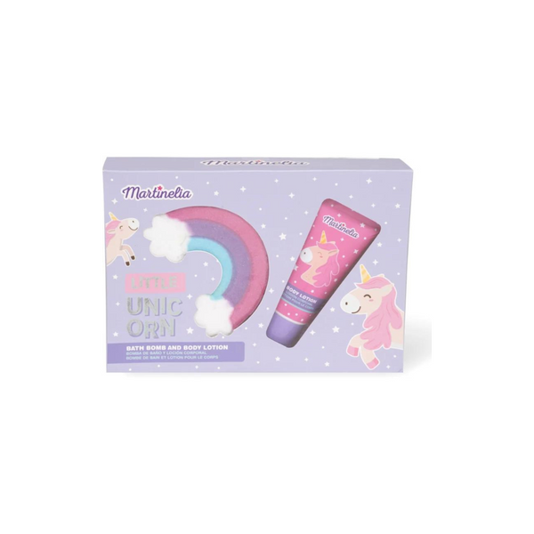 Martinelia Little Unicorn Bath Bomb & Body Lotion - Confezione Regalo